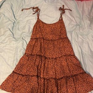 Cheetah print mini dress!!